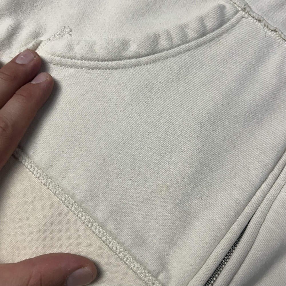 Harley-Davidson Hoodie Mens XL White Frieze OFallon IL Full Zip Graphic Fleece - Picture 3 of 6
